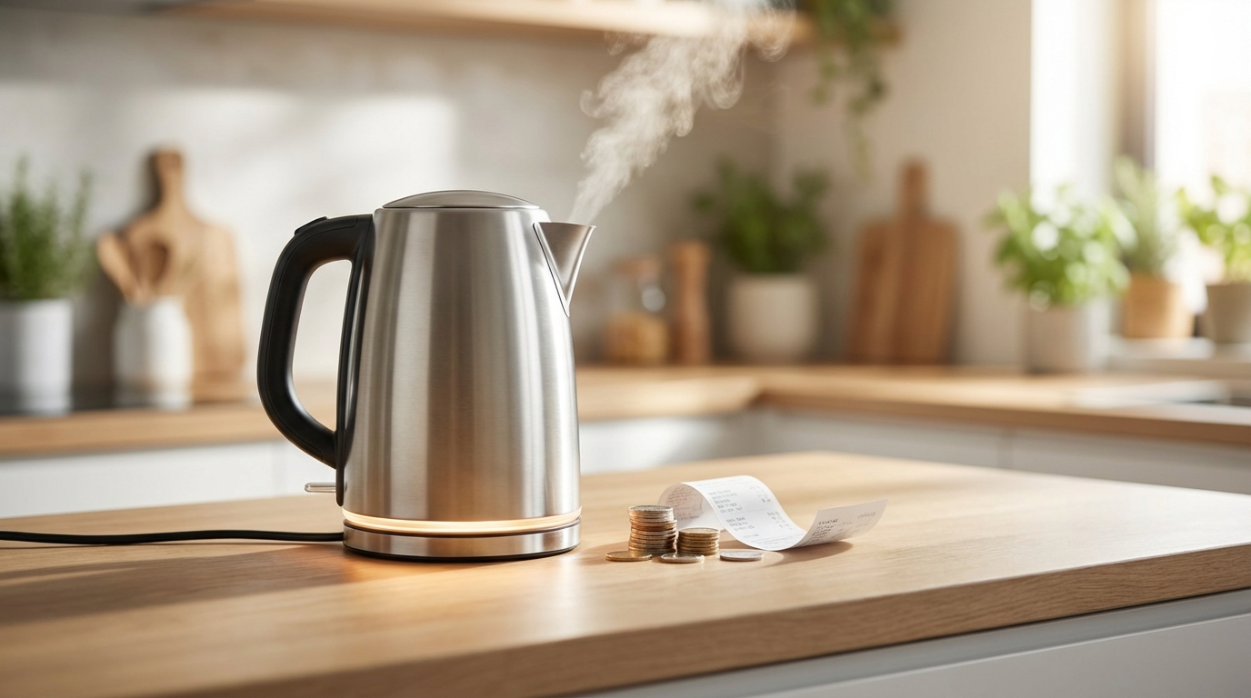 【結論】電気ケトル1回の電気代は約2.7円｜年間1,000円以上の節約効果あり