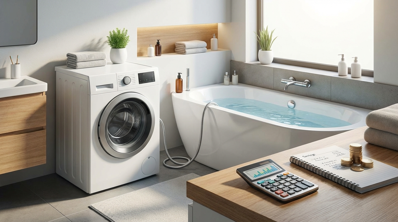 残り湯洗濯の節約効果を具体的に計算してみた