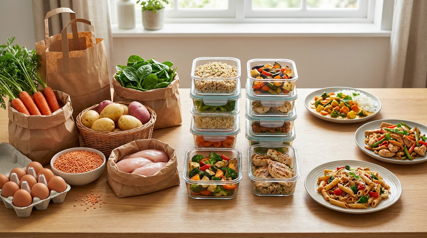 食材費5,000円以下で作る1週間の節約献立【実践例】