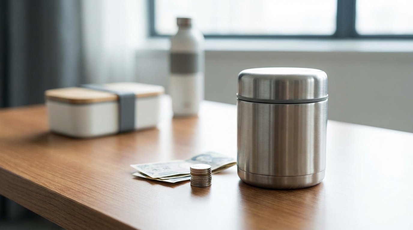 お弁当を保温ポットで持参すると月いくら節約できる？