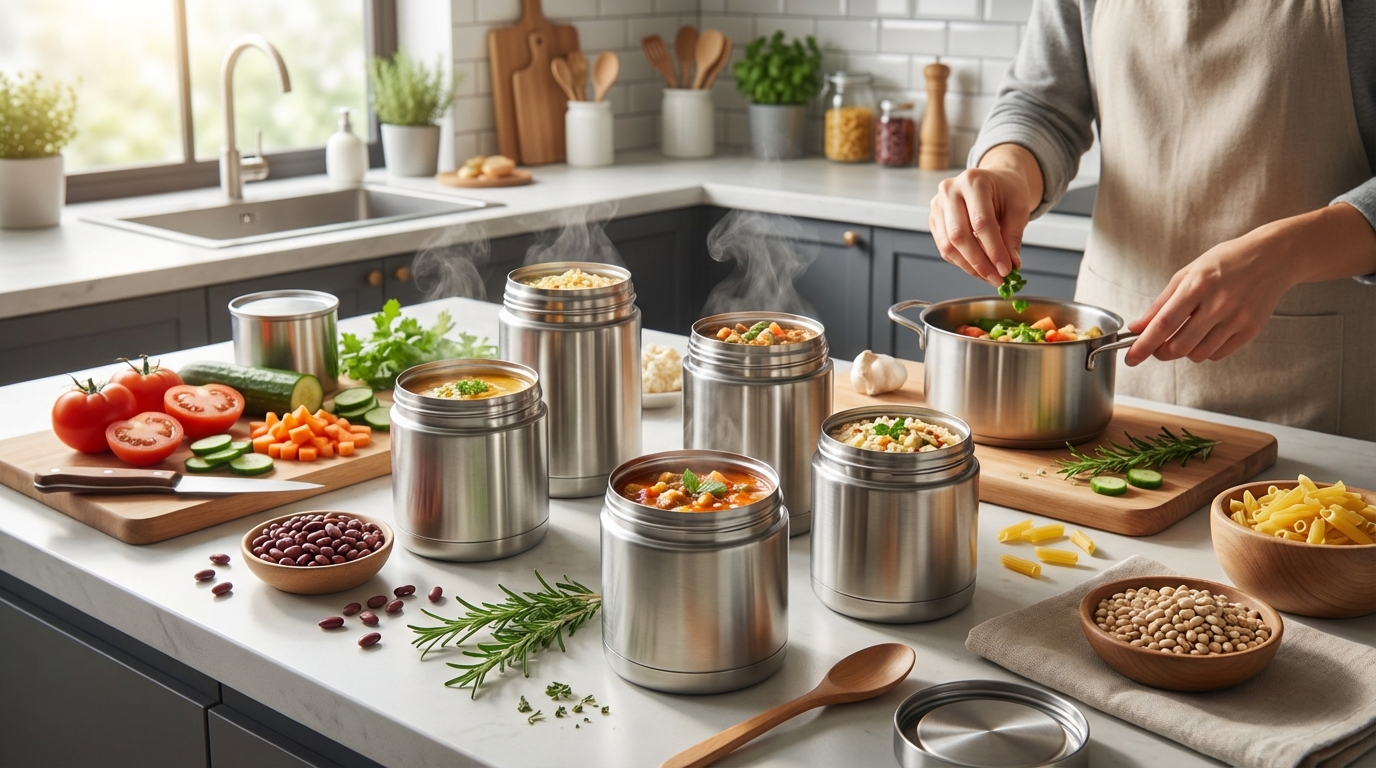 朝10分で完成！保温ポット弁当の節約レシピ5選