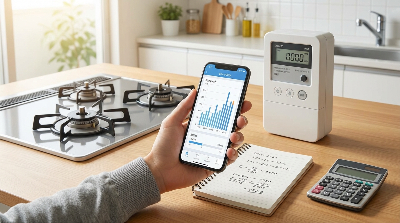 あなたのガス代は平均より高い？まず現状をチェック