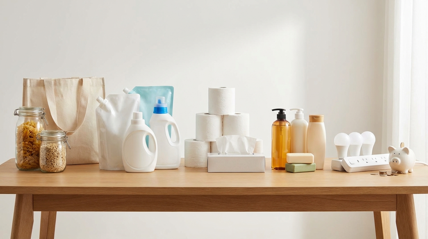 日用品節約の効果が大きいカテゴリTOP5