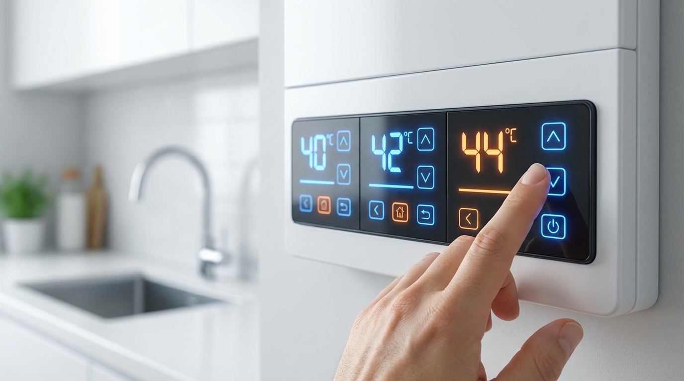 給湯器の温度設定を変更する方法【3ステップで簡単】