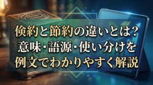 倹約と節約の違いとは？意味・語源・使い分けを例文でわかりやすく解説