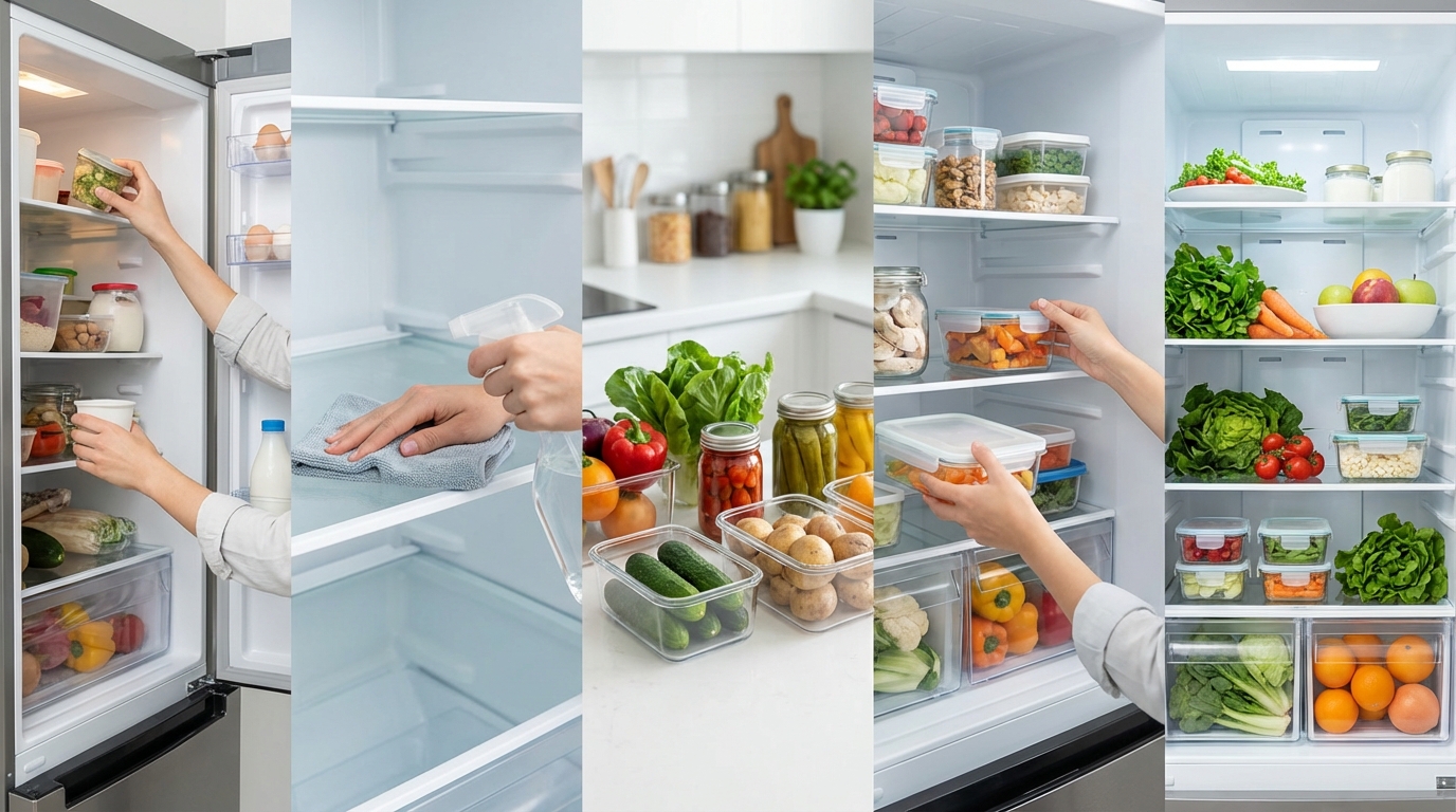 今日からできる！冷蔵庫掃除の5ステップ