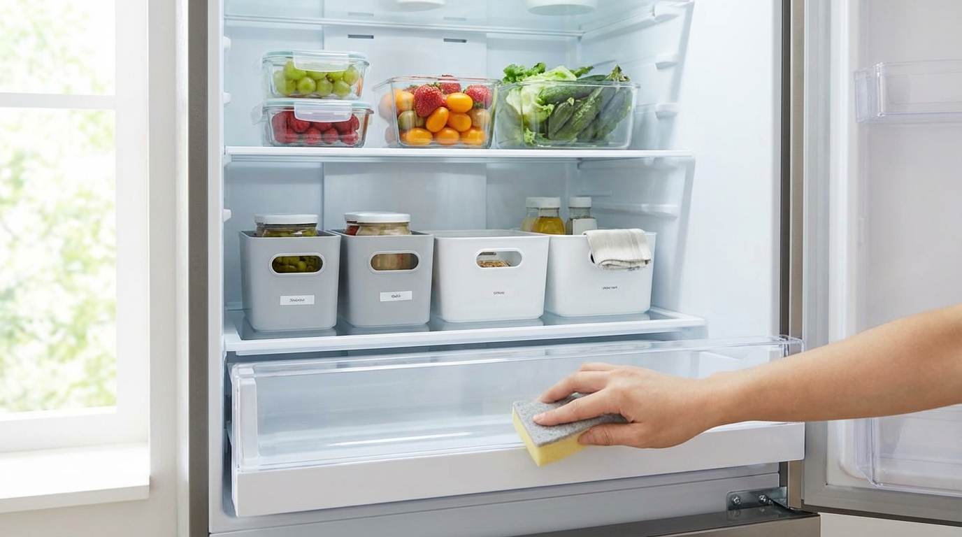冷蔵庫掃除を習慣化する3つのコツ