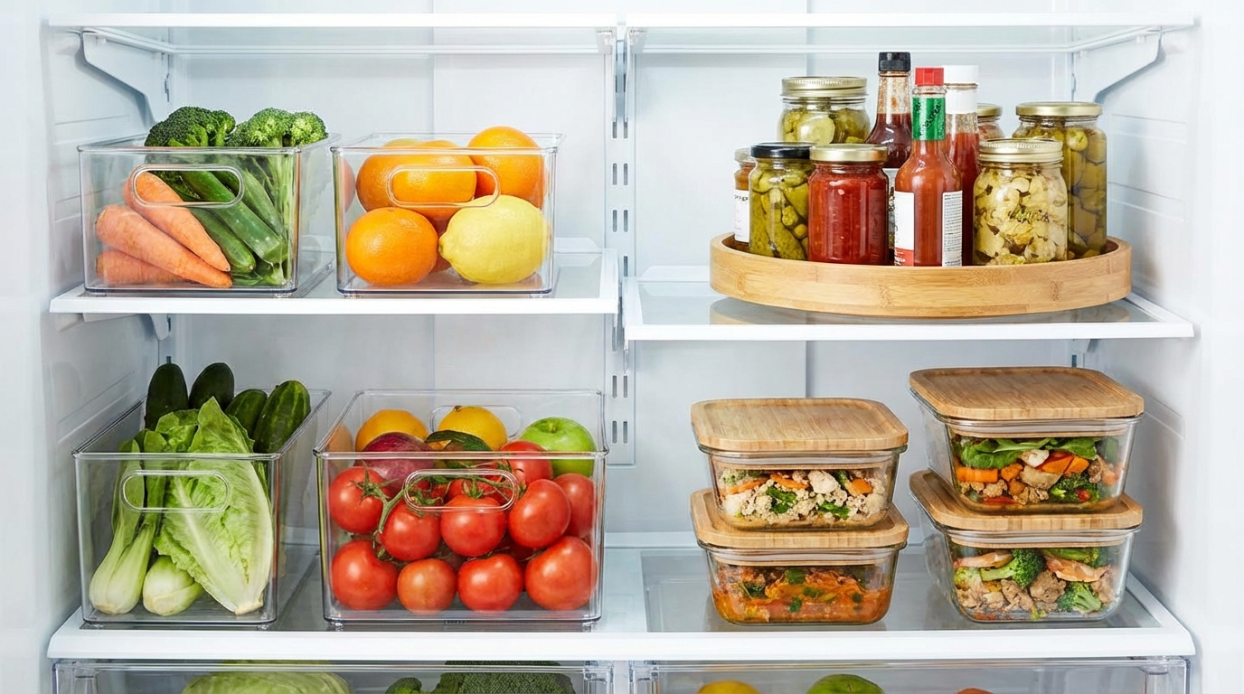 冷蔵庫整理に役立つ便利アイテム3選