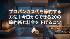 プロパンガス代を節約する方法｜今日からできる20の節約術と料金を下げるコツ