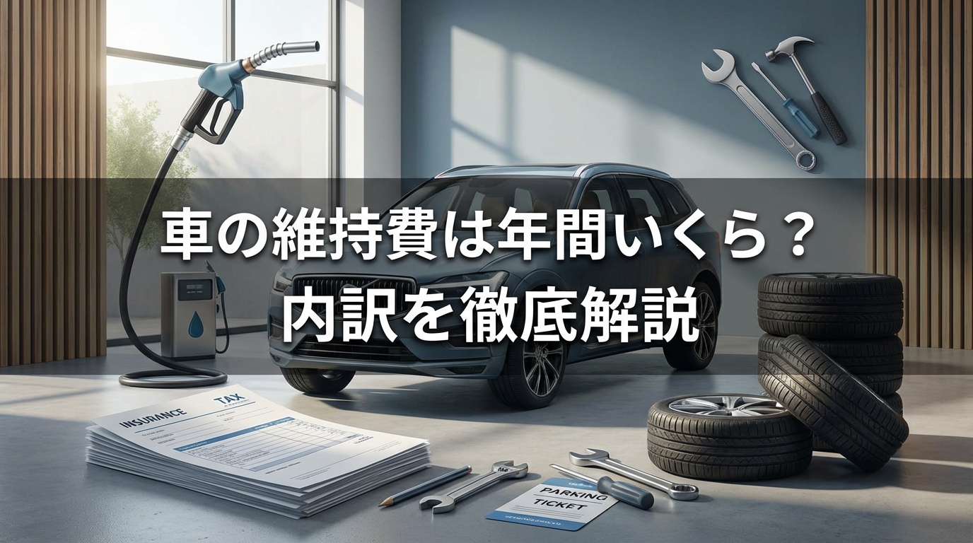 車の維持費は年間いくら？内訳を徹底解説