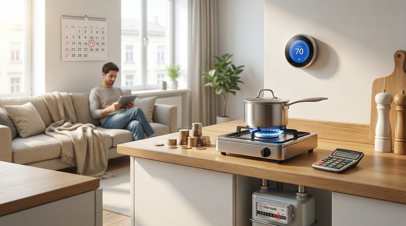 今日からできる！一人暮らしのガス代節約テクニック5選