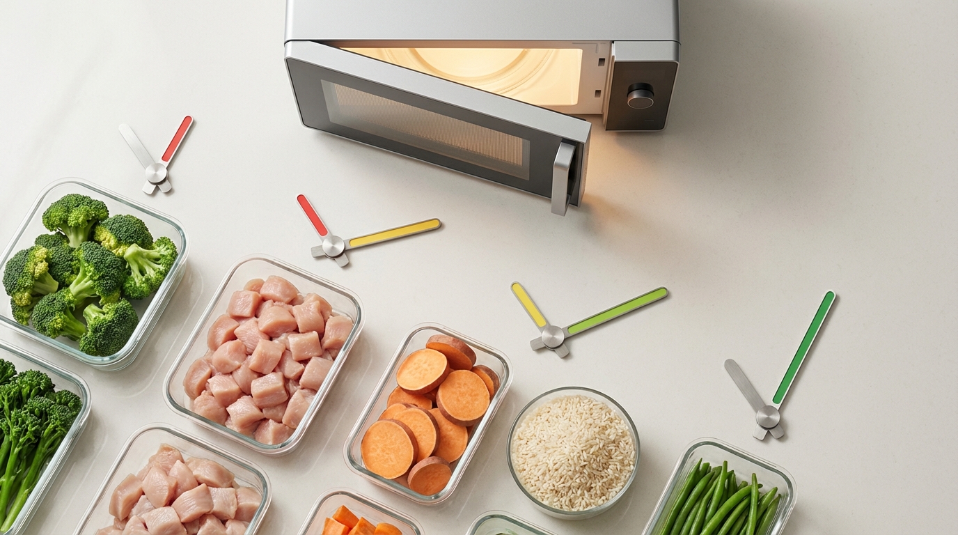 【保存版】食材別・電子レンジ加熱時間早見表