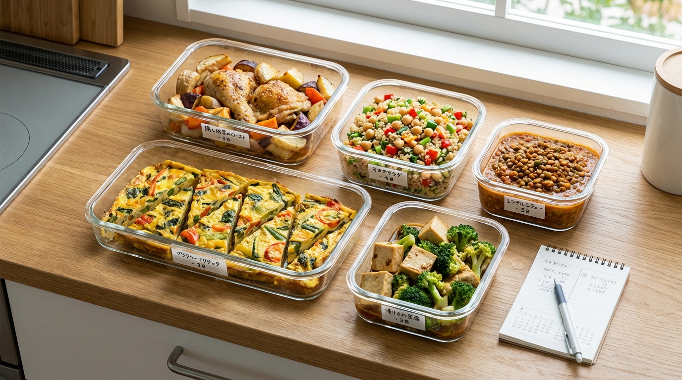 節約効果が高い作り置きメニュー5選【材料費・日持ち付き】