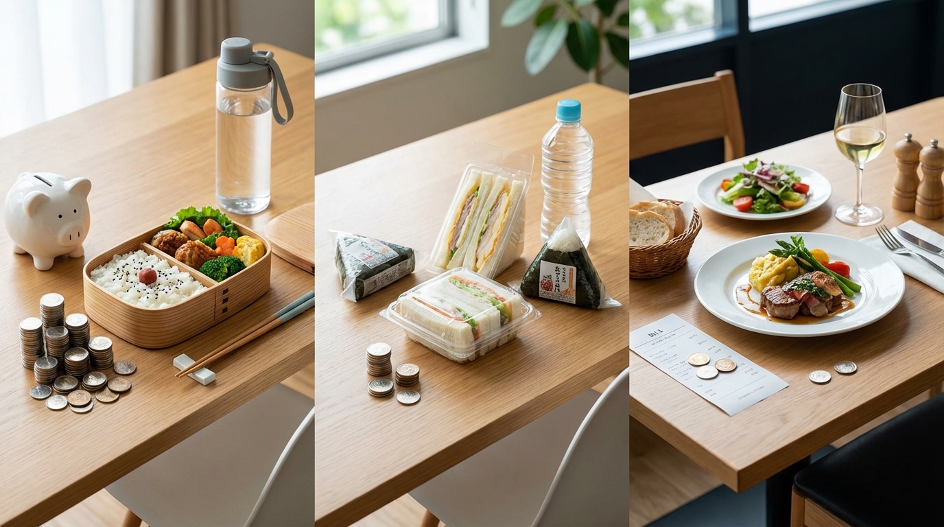 職場ランチの節約効果は年間18万円｜弁当・外食・コンビニを徹底比較