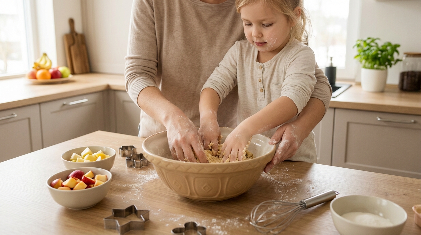 子どもと一緒に作れる手作りおやつのコツ