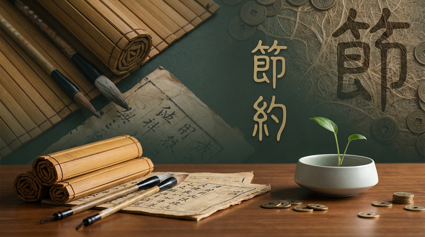 「節約」の語源｜漢字の成り立ちから意味を深掘り