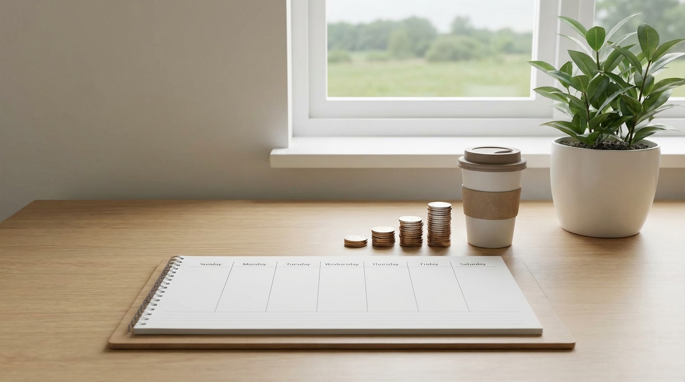 【1週間プラン】ストレスをためない節約の始め方