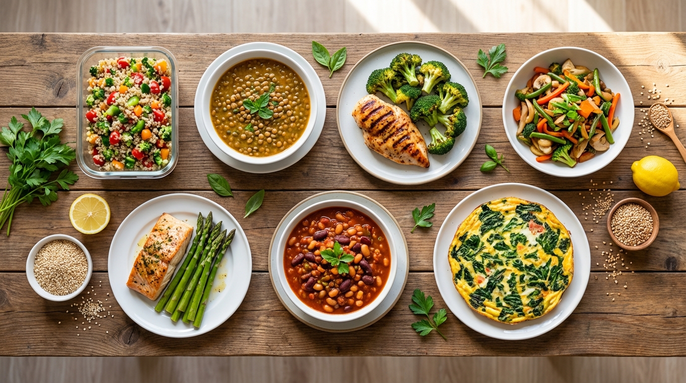 【月曜〜日曜】節約ダイエットレシピ一週間の献立詳細