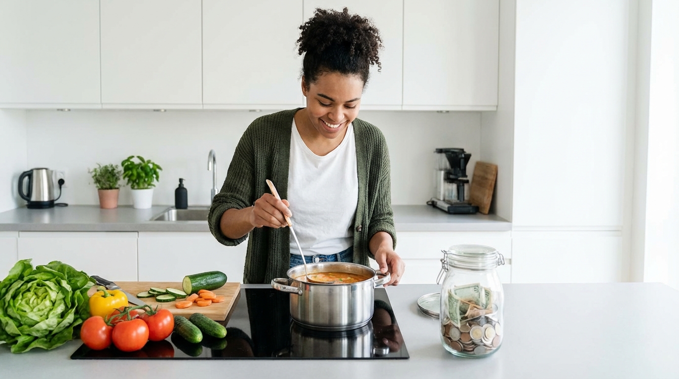 一人暮らしの自炊で節約できる金額は月1.5〜2.5万円が目安