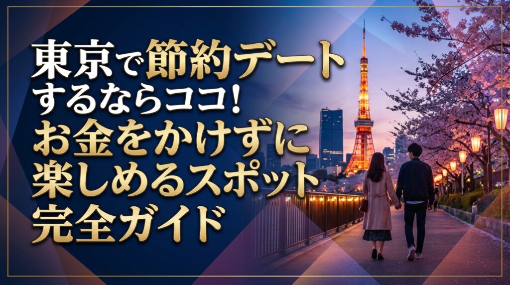 東京で節約デートするならココ！お金をかけずに楽しめるスポット完全ガイド