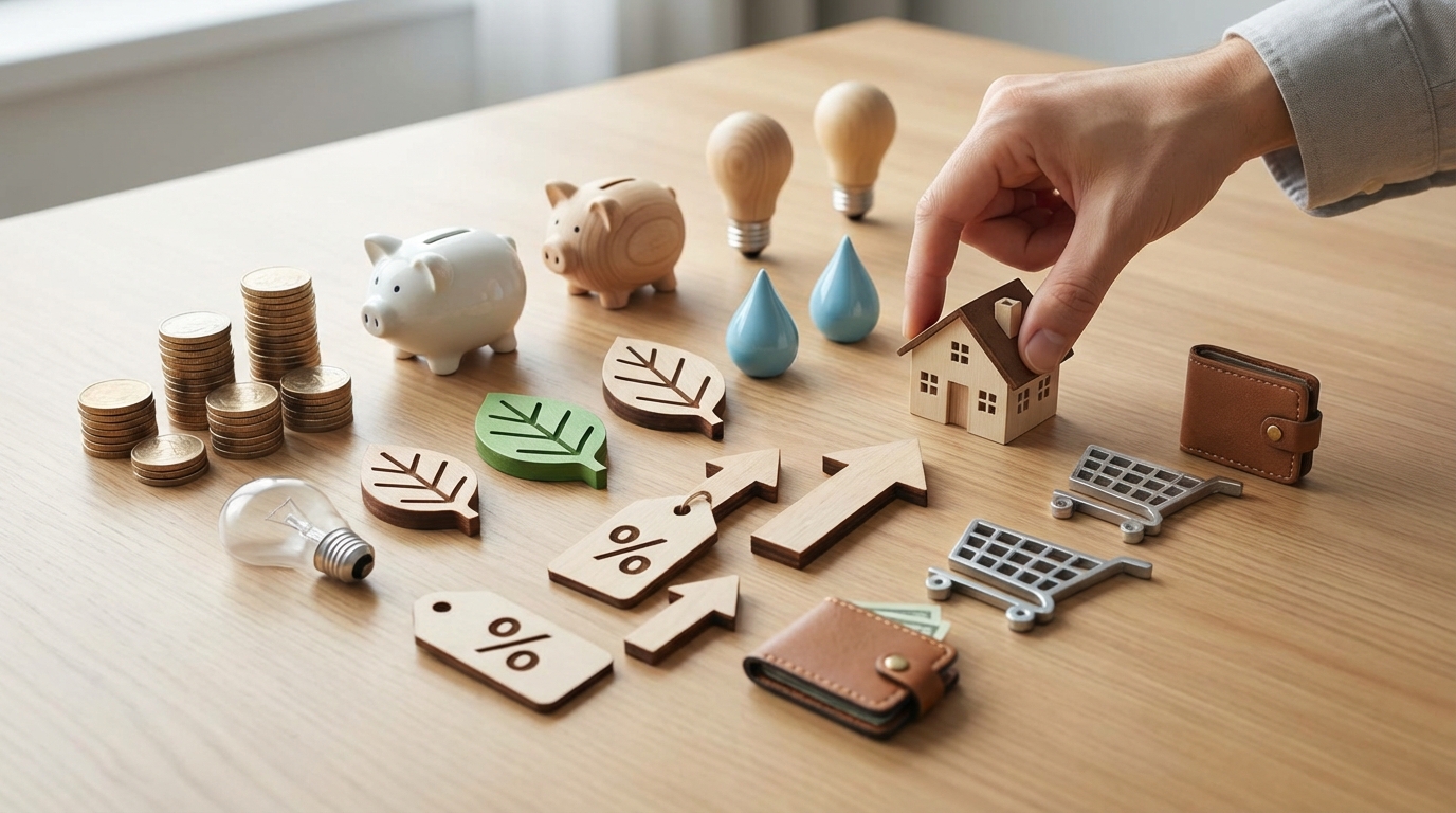 節約アイコンの種類と選び方｜モチーフ別の印象を解説