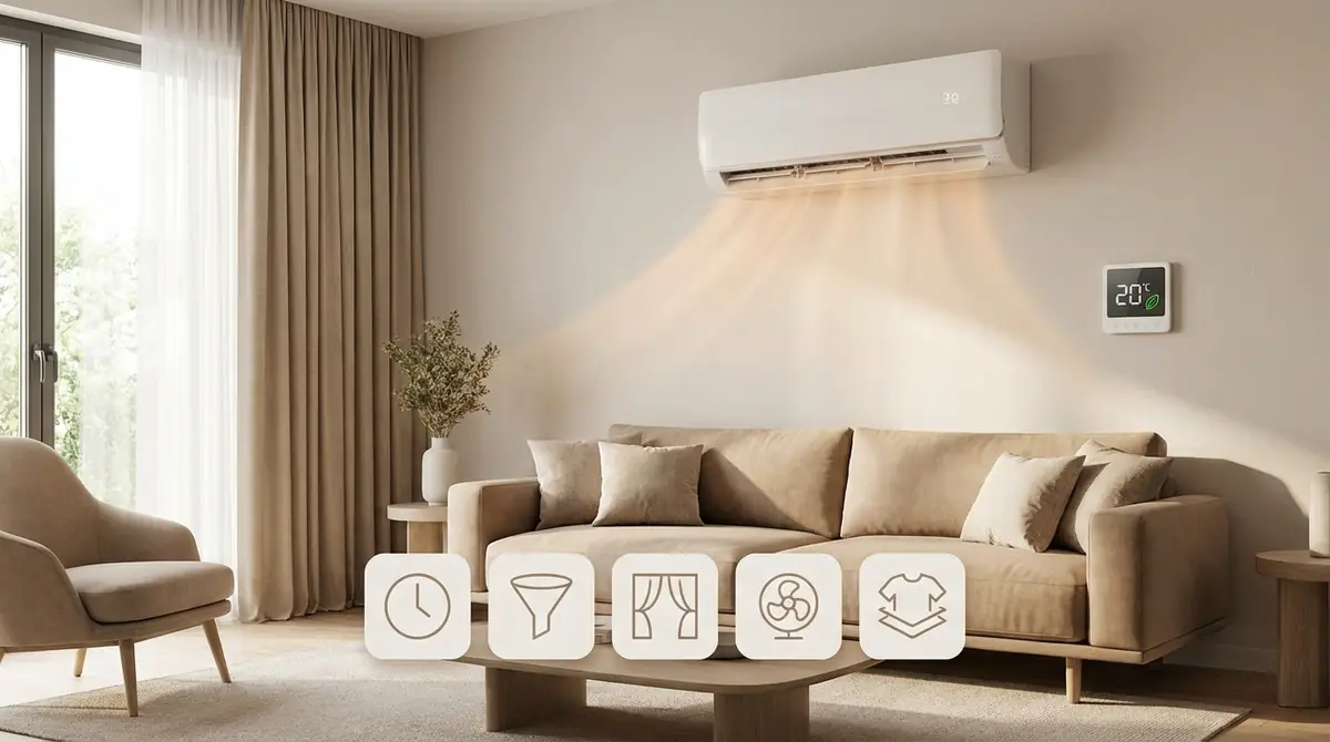 エアコン暖房の節約設定|すぐできる5つのコツ