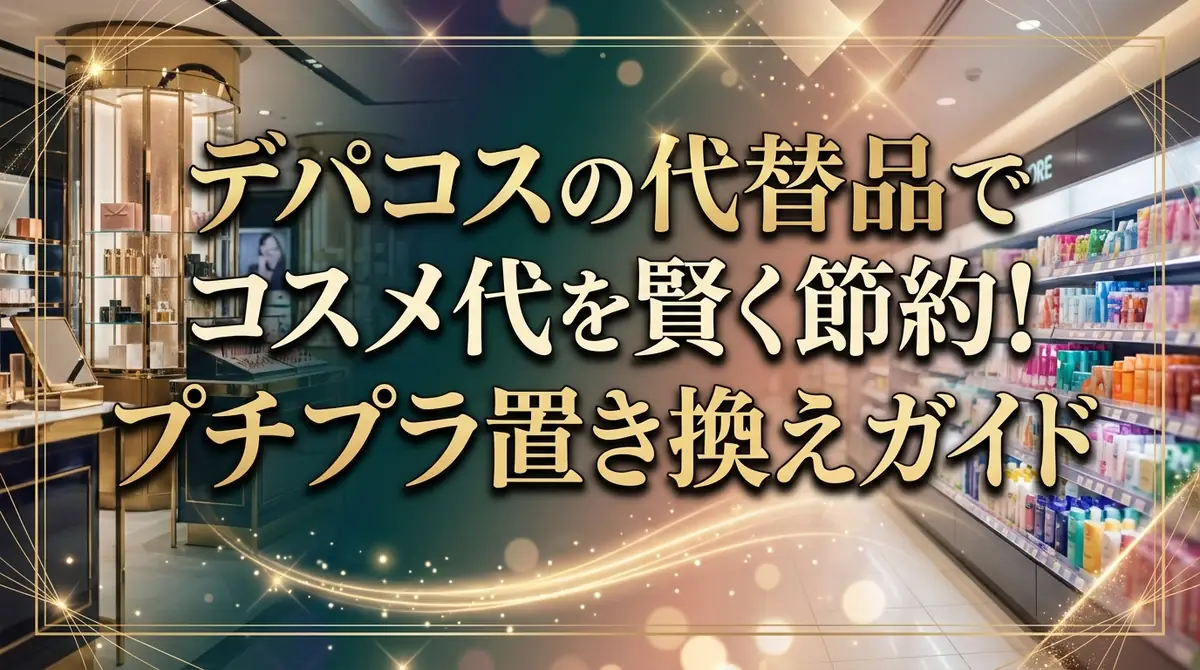 デパコスの代替品でコスメ代を賢く節約!プチプラ置き換えガイド