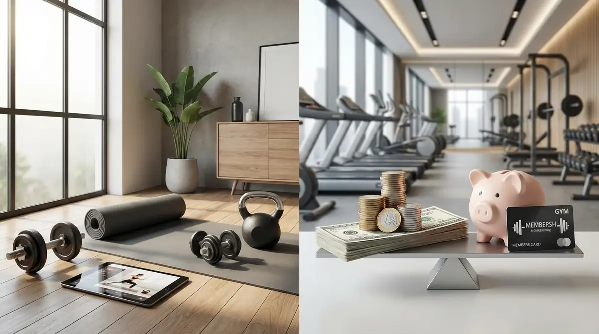 自宅筋トレで節約できる金額はいくら？ジム代との徹底比較