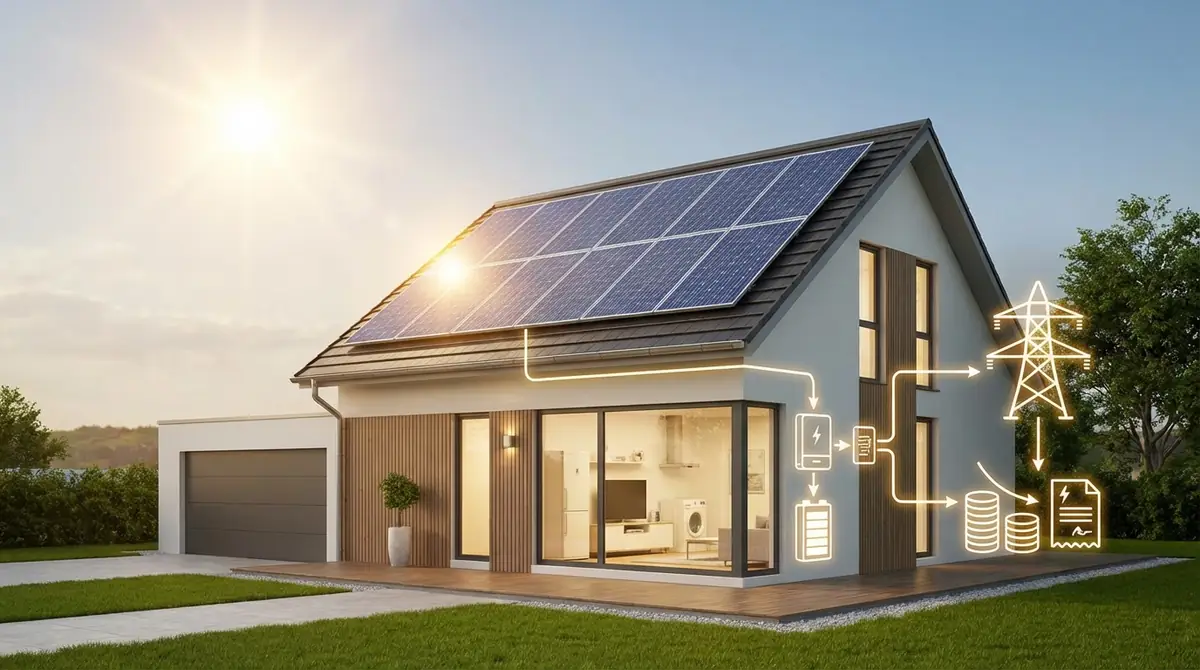 太陽光発電で電気代が安くなる仕組みを図解で解説