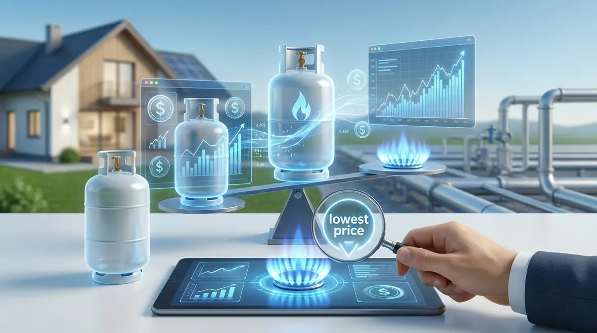 【対策⑤】プロパンガス比較サービスで最安値を探す