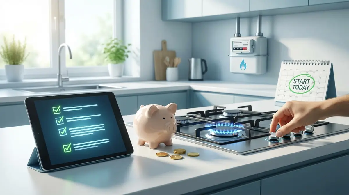 今日から始めるガス代節約チェックリスト