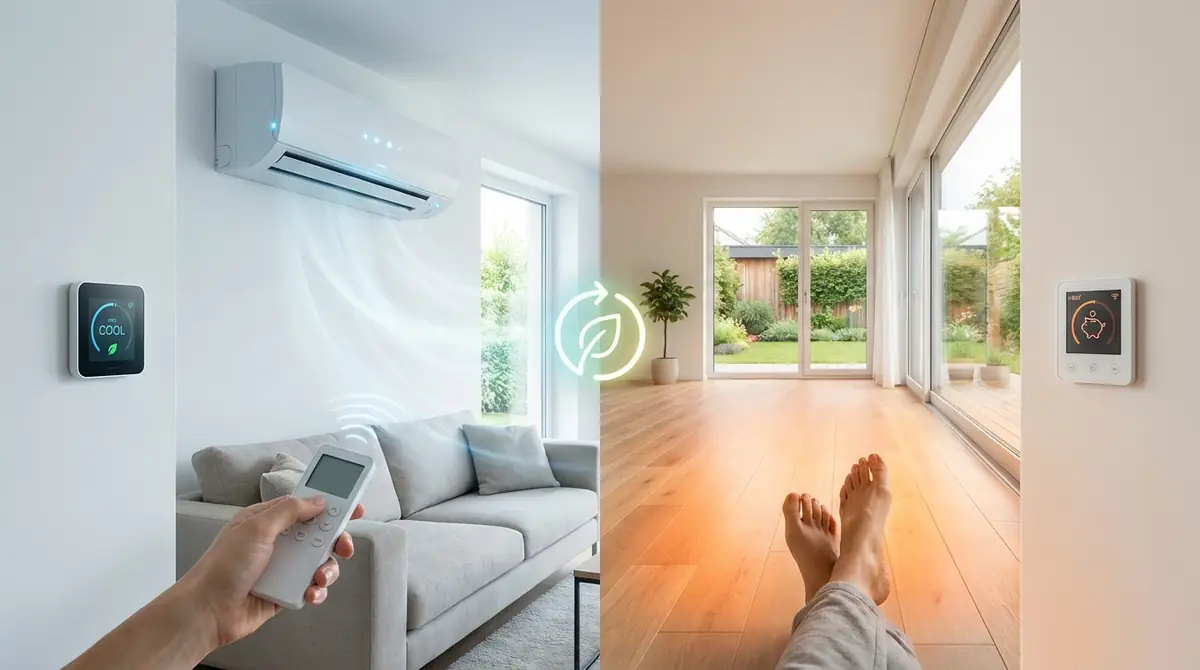 【エアコン・床暖房】冷暖房の電気代を節約する方法4選