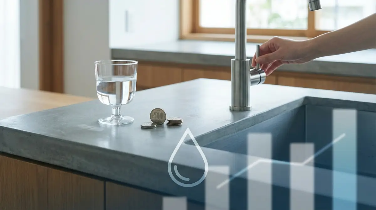 【結論】一人暮らしの水道代平均は月額2,000円〜3,000円