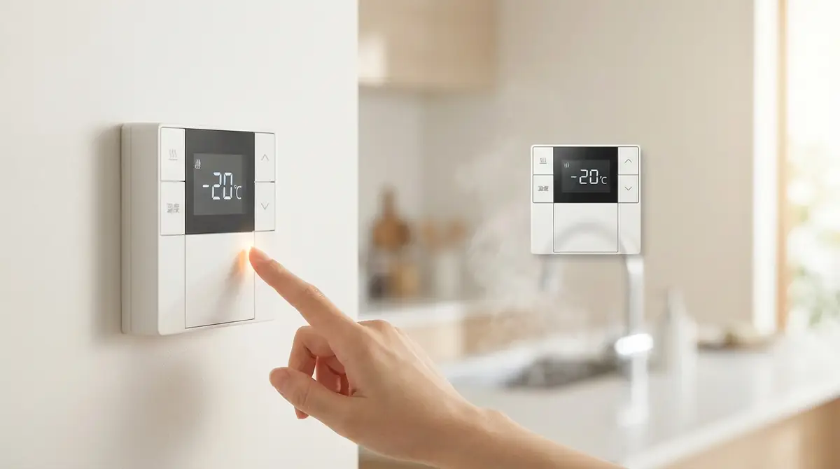 給湯器の温度設定を変更する方法【簡単3ステップ】