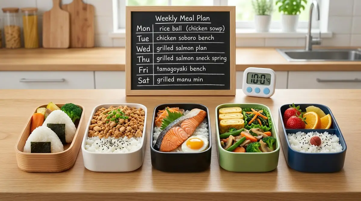 1週間の節約弁当献立｜月〜金の実例とタイムスケジュール