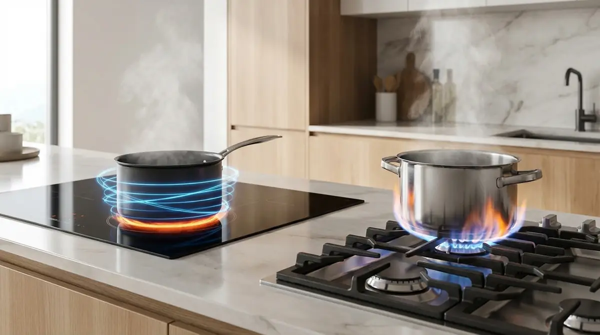 IHコンロとガスコンロの違いを比較|加熱方式の基本を図解で解説