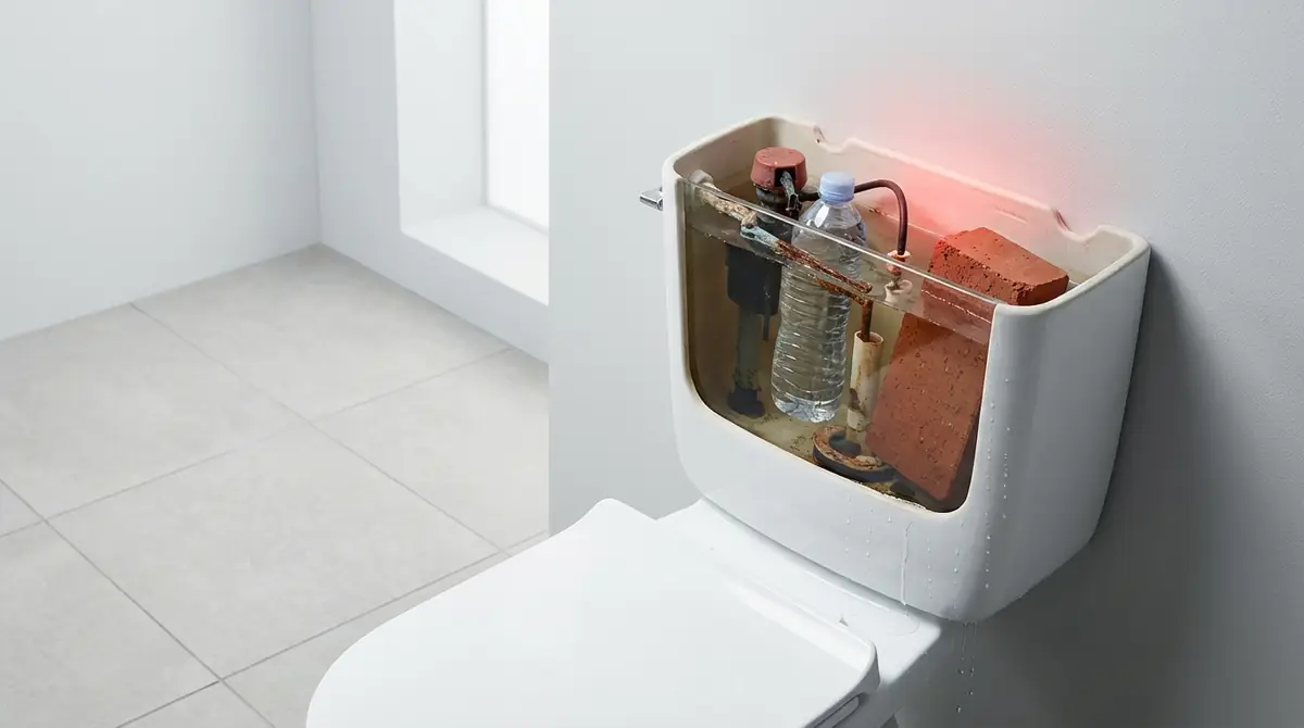 やってはいけないトイレの節水NG行為3つ【故障・詰まりの原因に】