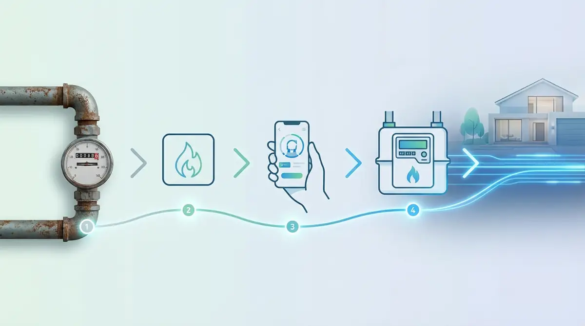 ガス会社乗り換えの手続き方法【5ステップで完了】