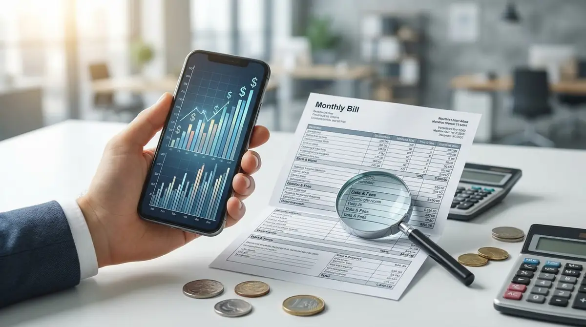 スマホ代が高い原因とは?請求書の内訳を確認しよう