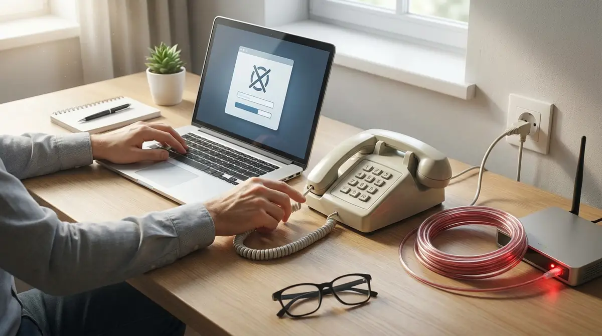 固定電話はオンラインで解約できる?Web手続きの方法と注意点