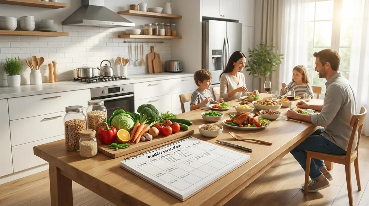 【そのまま使える】1週間8,000円の節約献立表｜4人家族向け