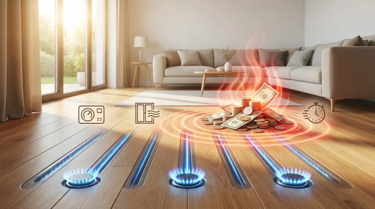 床暖房のガス代が高くなる3つの原因