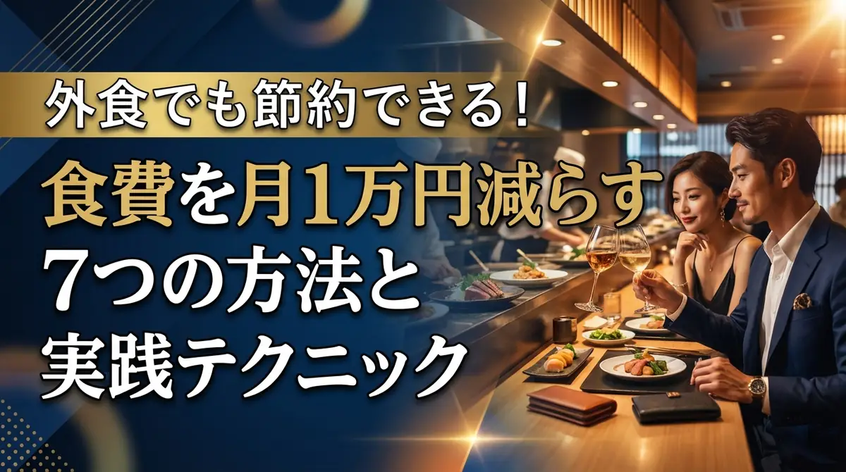 外食でも節約できる!食費を月1万円減らす7つの方法と実践テクニック