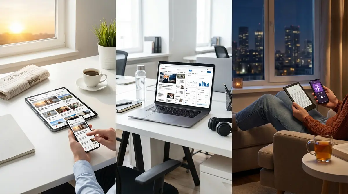 新聞をやめた後の情報収集ルーティン【朝・昼・夜】