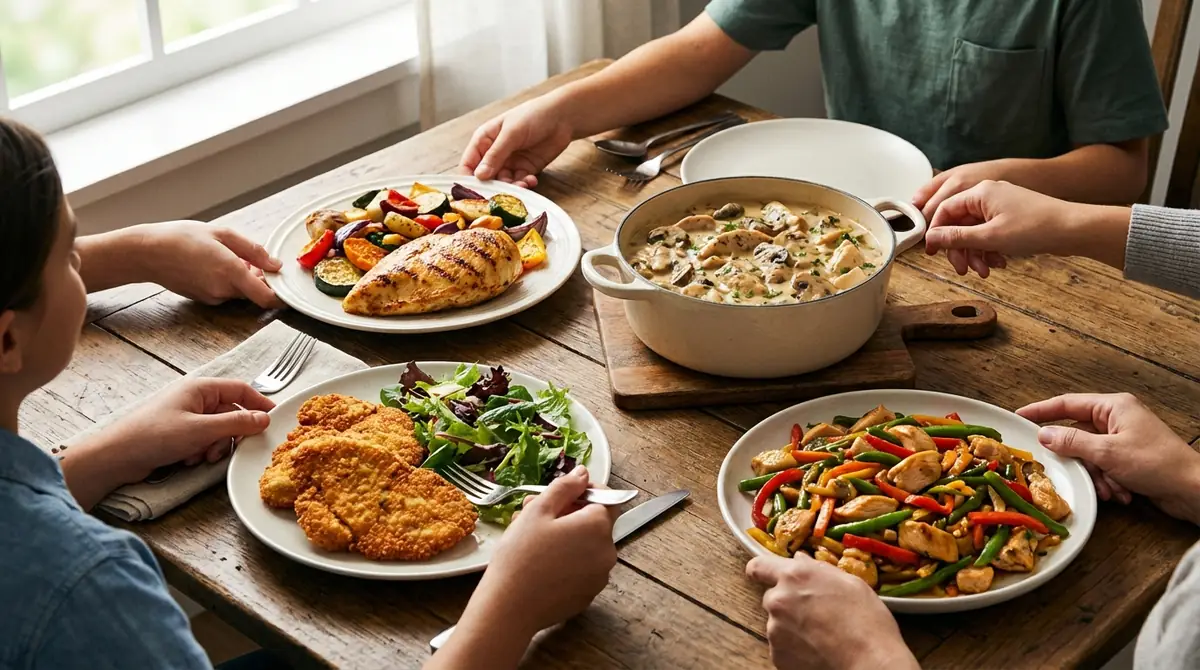 【メインおかず】家族が喜ぶ鶏むね肉の節約レシピ4選