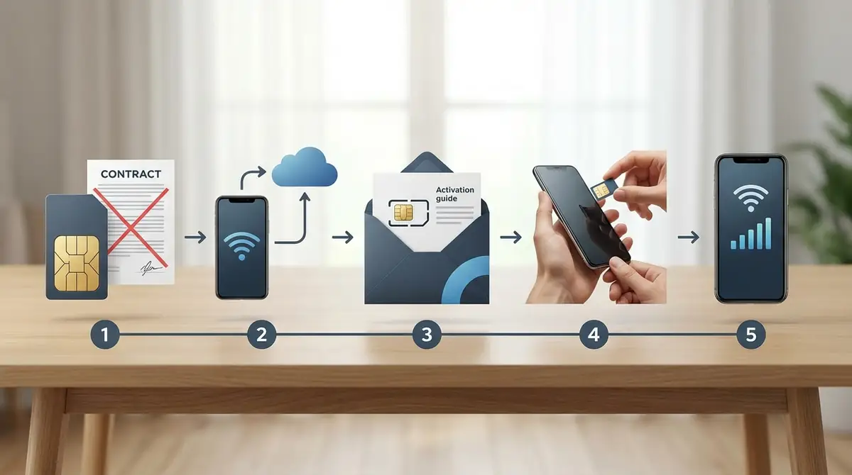 格安SIMへの乗り換え手順|5ステップで完了