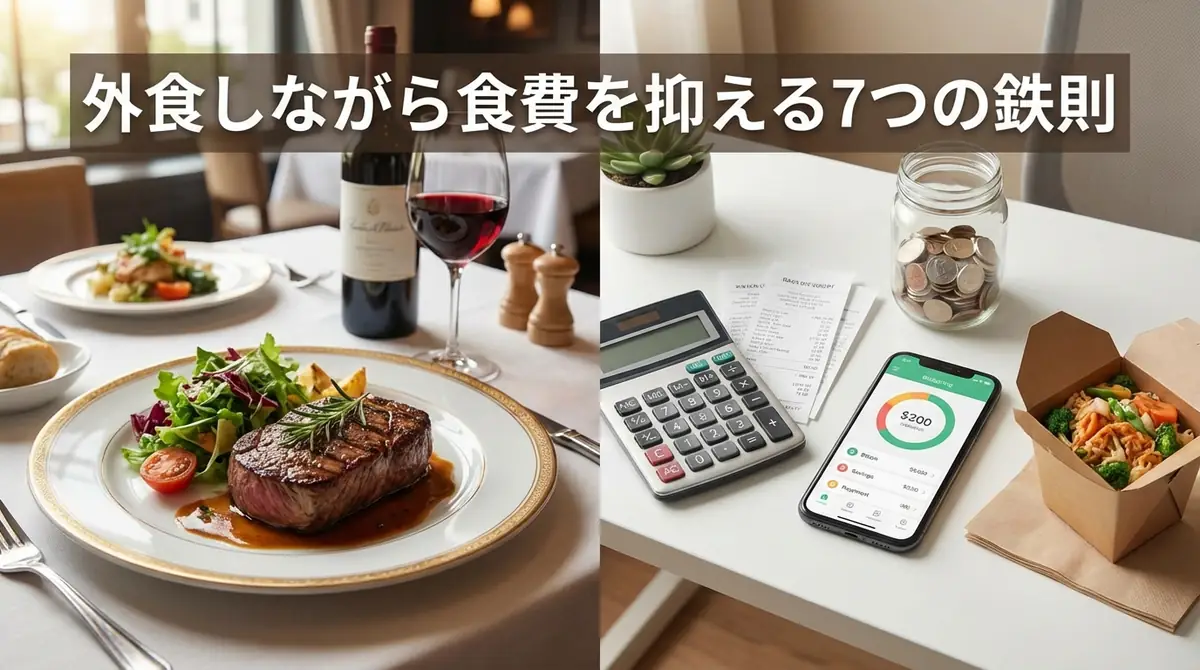 【結論】外食しながら食費を抑える7つの鉄則
