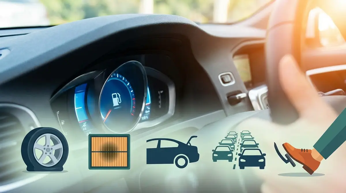 燃費が悪化する5つの原因を知ってガソリンを節約しよう