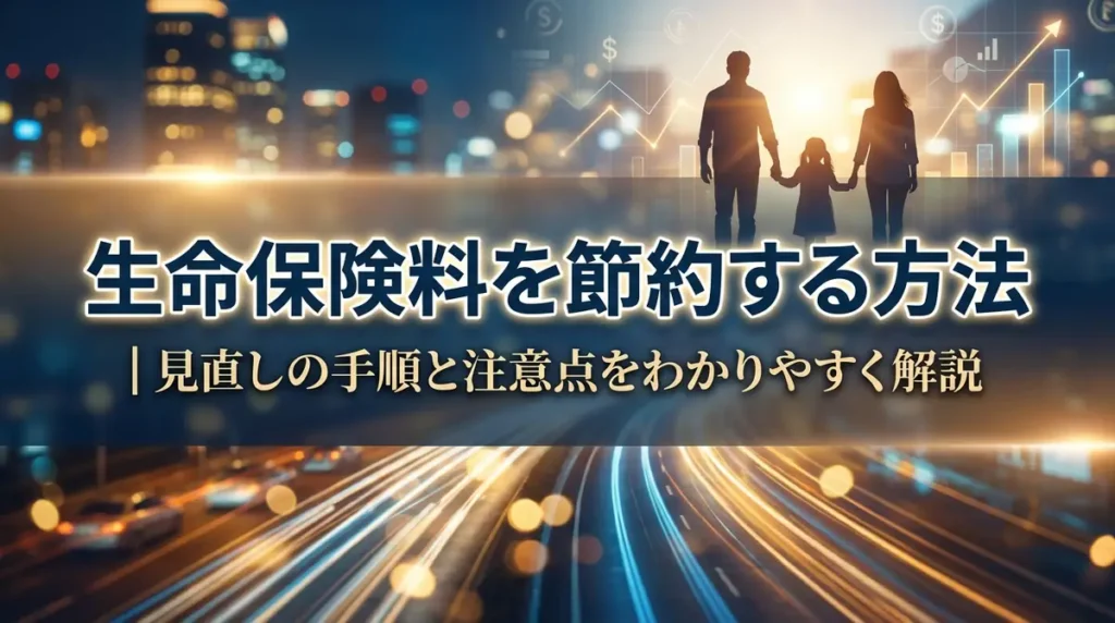 生命保険料を節約する方法｜見直しの手順と注意点をわかりやすく解説