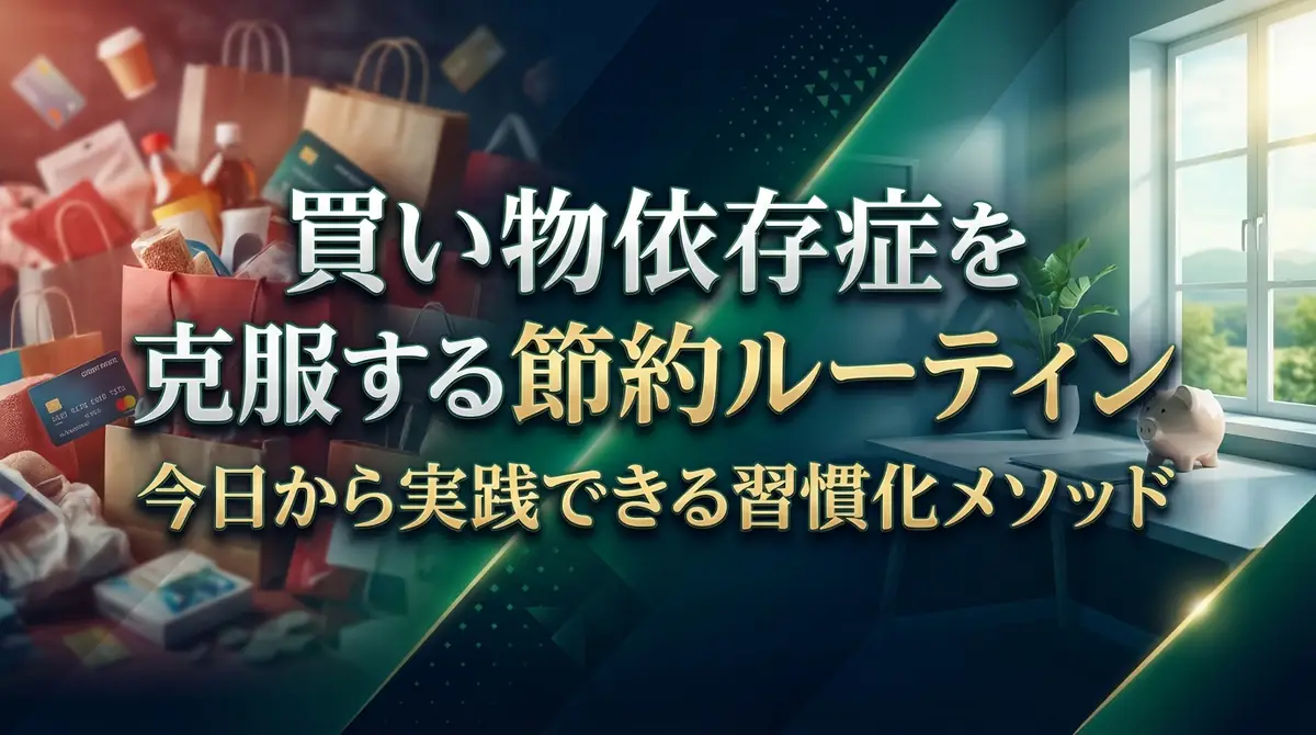 買い物依存症を克服する節約ルーティン|今日から実践できる習慣化メソッド